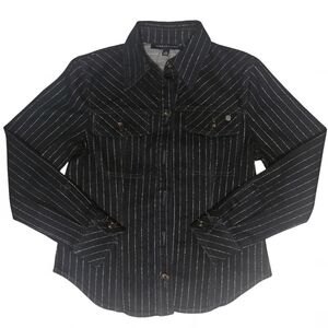 Tommy Hilfiger Women’s Denim Long Sleeve Button Up Shirt Size XS MSRP $119